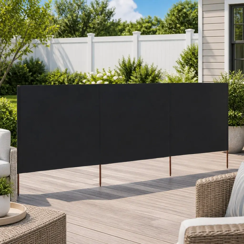 3-Panel Wind Screen for Garden Protection