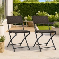 Your Perfect Outdoor Chairs: 2 Brown Folding Options