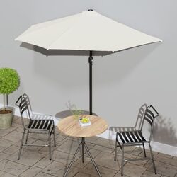 Friendly Half Round Parasol for Your Outdoor Oasis