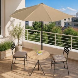 Your Outdoor Companion: Half Round Parasol