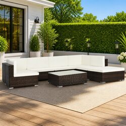 Friendly 8-Piece Outdoor Lounge Set for Relaxation