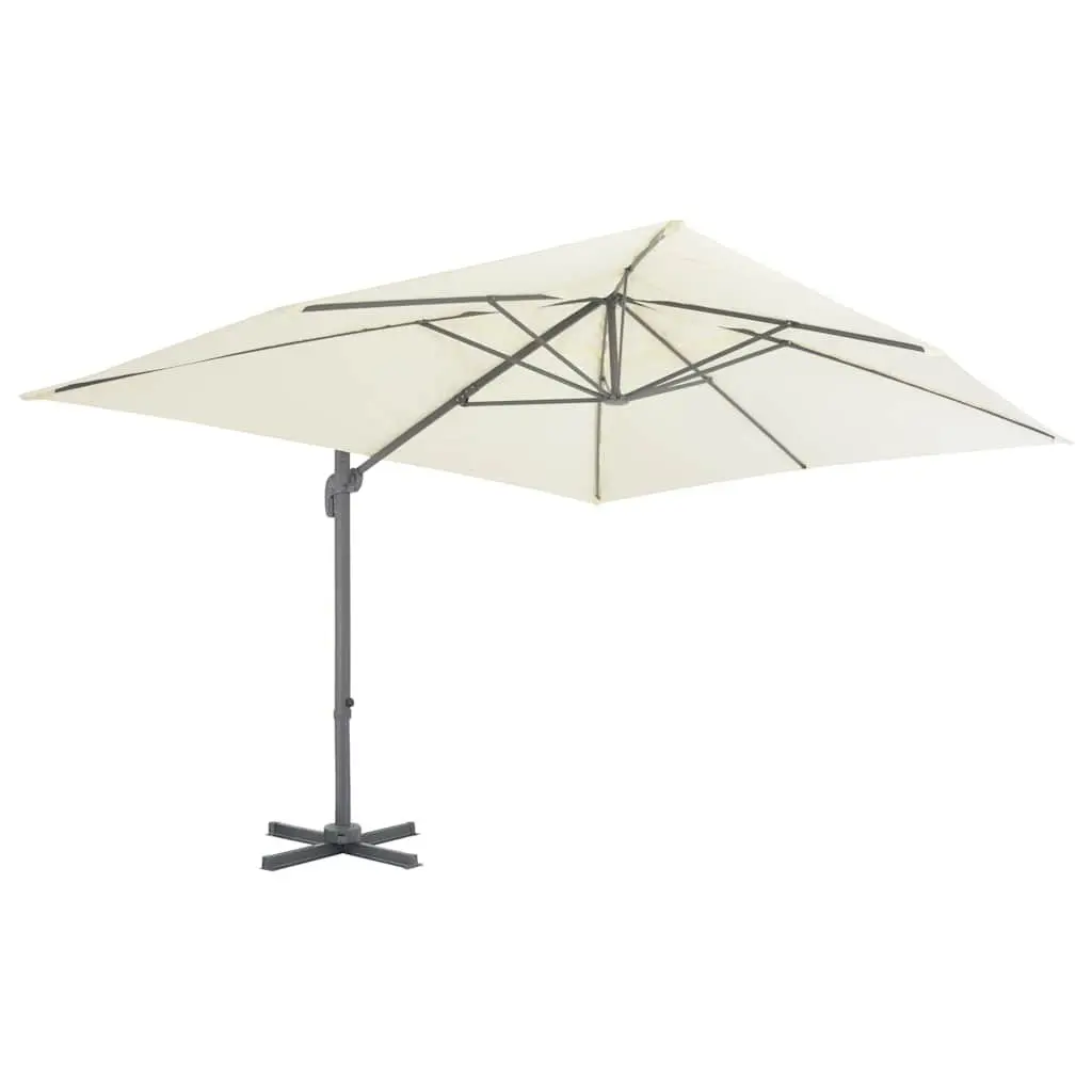 Cantilever Garden Parasol 400x300 cm Hanging Umbrella Outdoor Shade UV