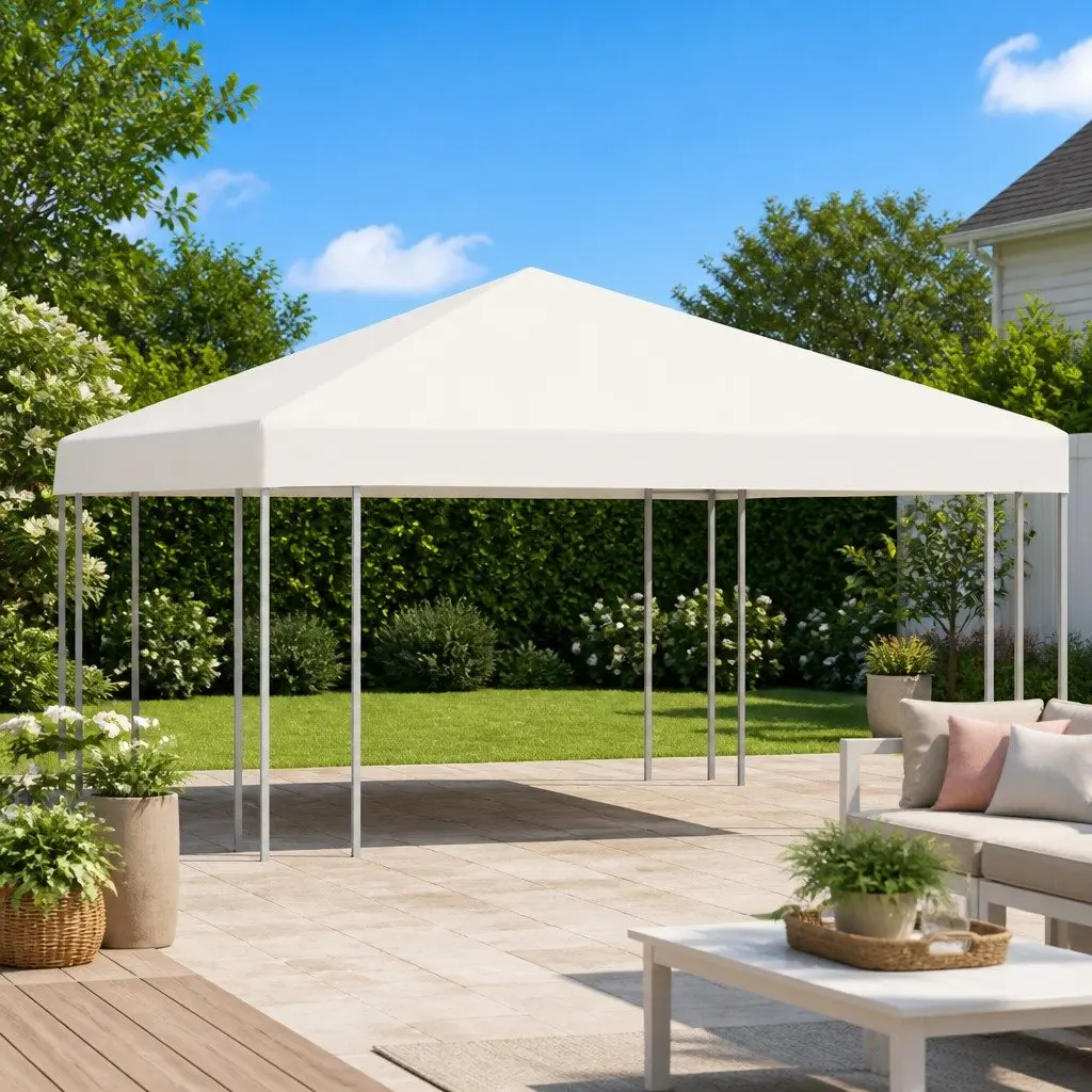 Gazebo Top Cover 3x3m Replacement Canopy Sunshade Outdoor Garden Patio Roof