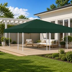 Your New 3x3 m Green Gazebo Top Cover Awaits