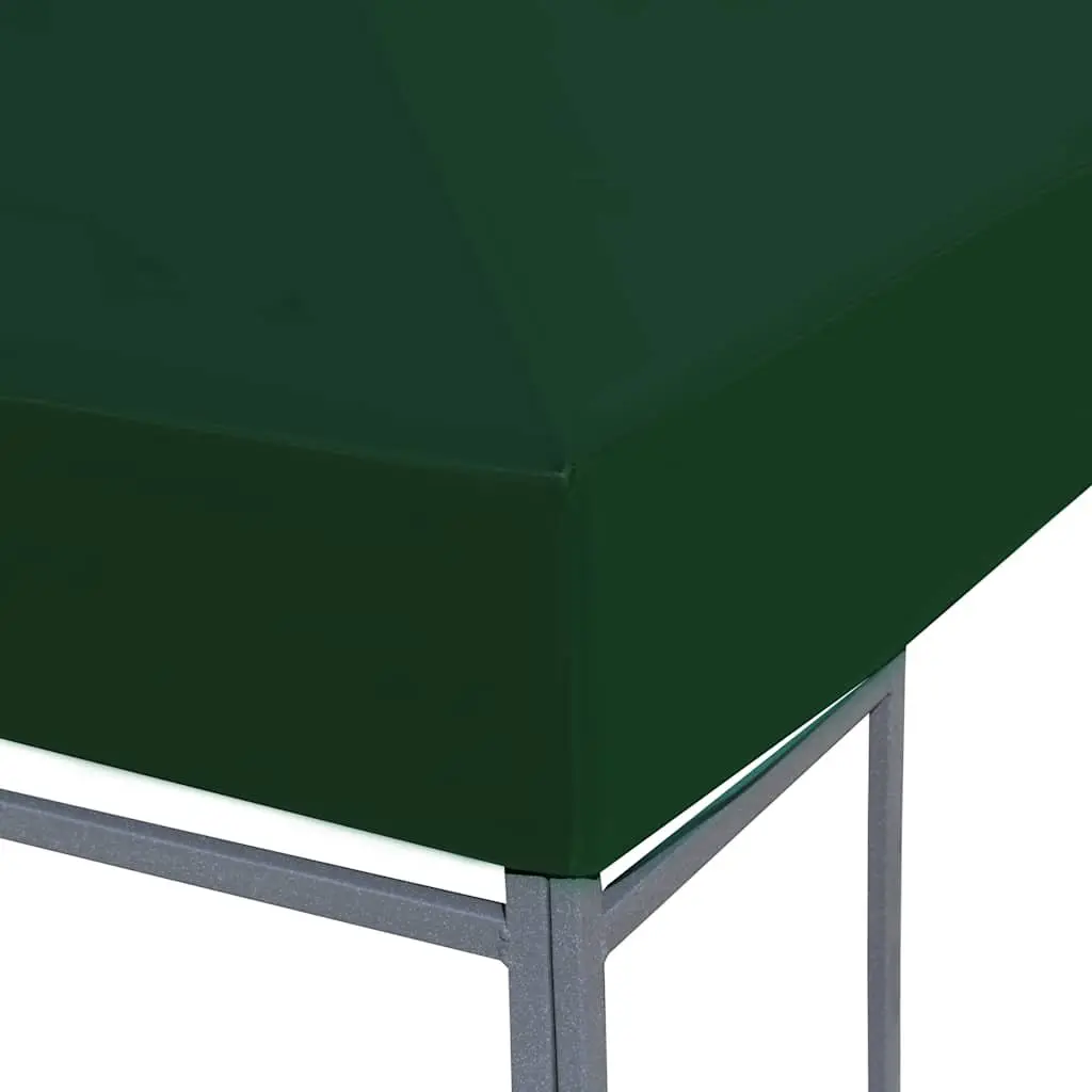 Gazebo Top Cover Green 3x3 m Outdoor Canopy Replacement Sunshade Roof Protection