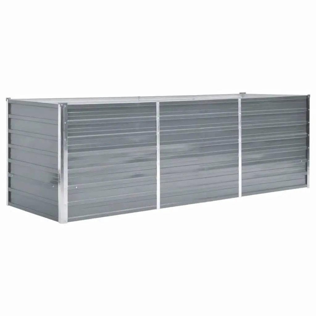 Raised Garden Bed Planter Box Metal Heavy-duty Galvanised Steel Deep Wide 240x80x77 cm
