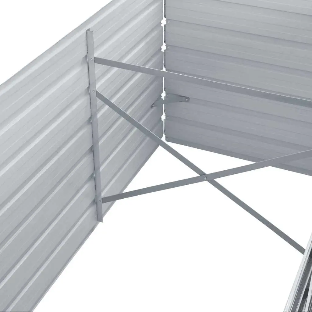 Raised Garden Bed Planter Box Metal Heavy-duty Galvanised Steel Deep Wide 240x80x77 cm
