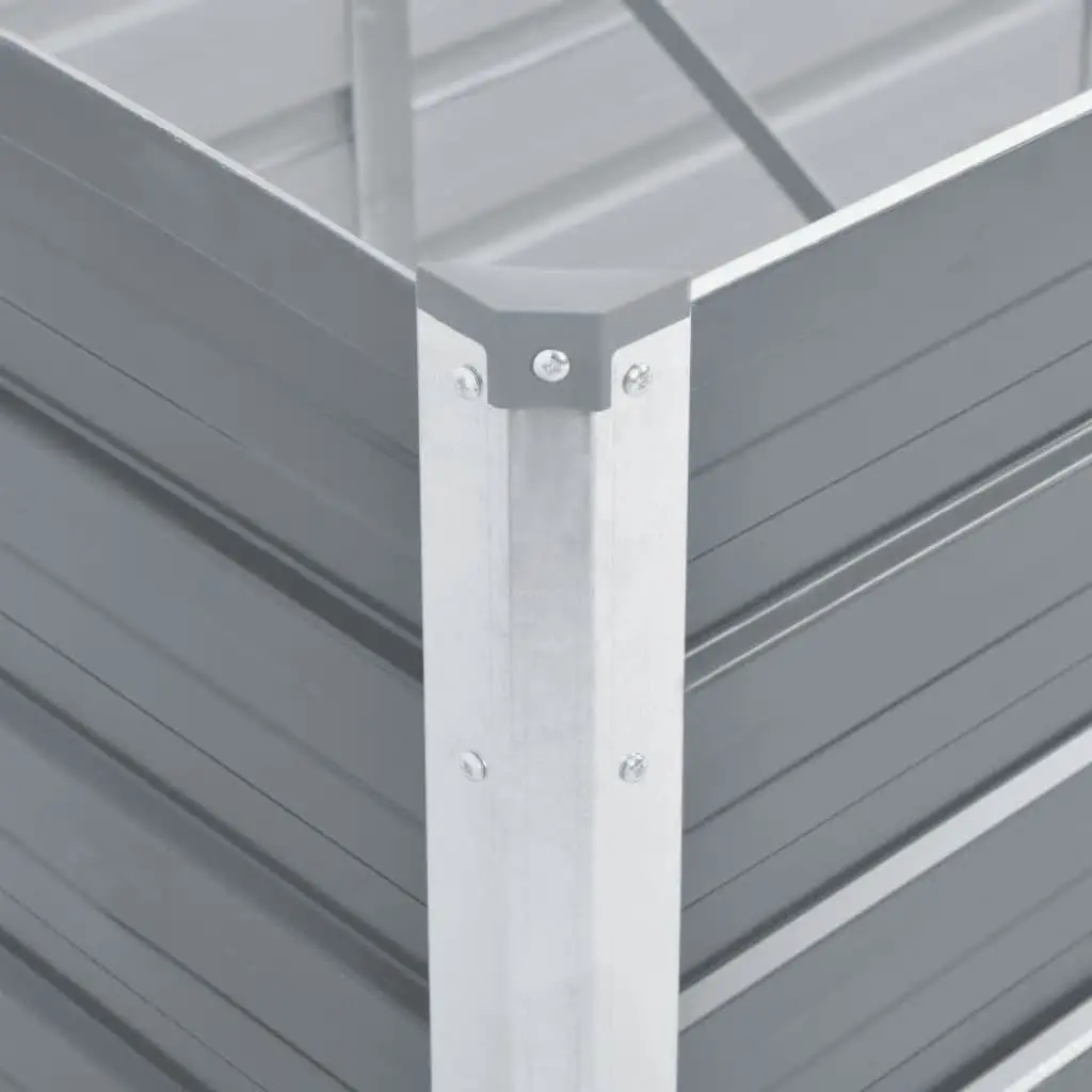 Raised Garden Bed Planter Box Metal Heavy-duty Galvanised Steel Deep Wide 240x80x77 cm