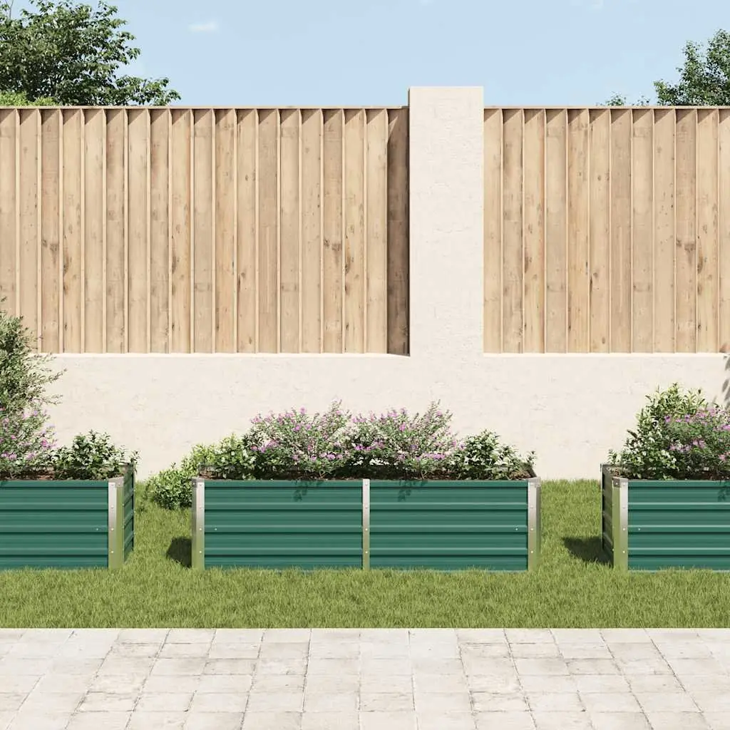 Raised Garden Bed Planter Box Metal Heavy-duty Galvanised Steel 160 x 40 x 45 cm