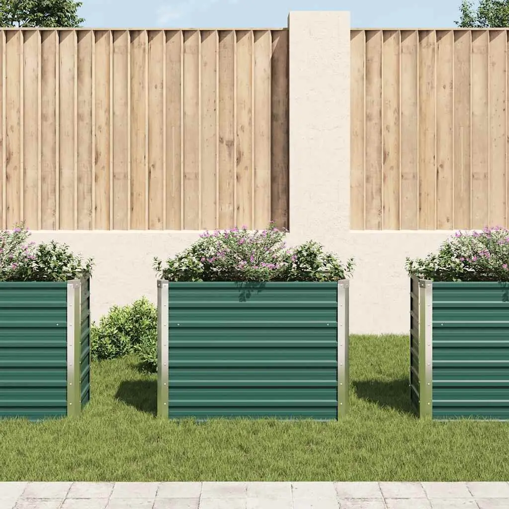 Garden Raised Bed Planter Box Metal Galvanised Steel 100 x 40 x 77 cm