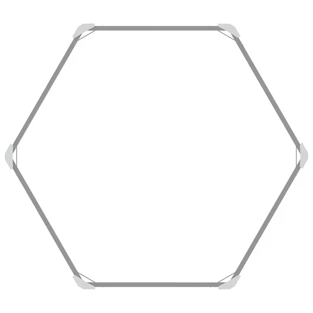 Square Raised Garden Bed Galvanised Steel 129x129x77 cm