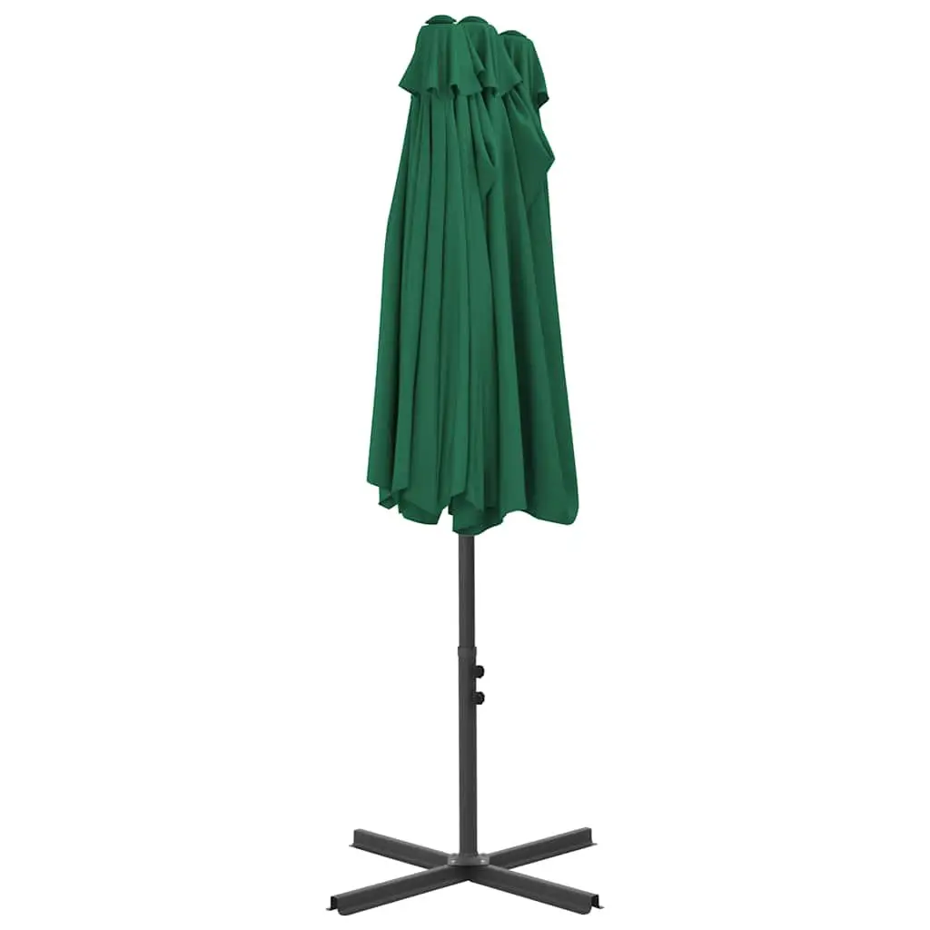 Garden Parasol Double Top UV Protective 460x270cm Crank Mechanism