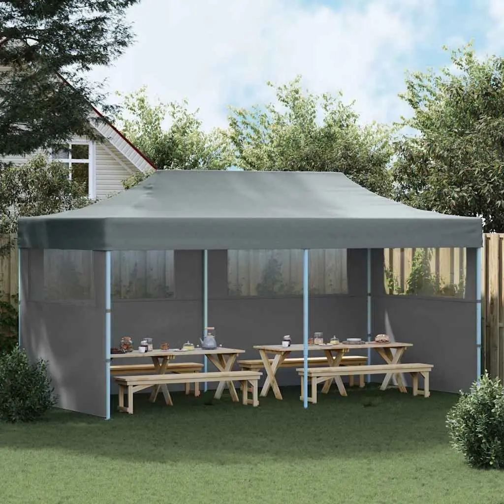 Folding Pop-Up Party Tent Removable Sidewalls 3x6m