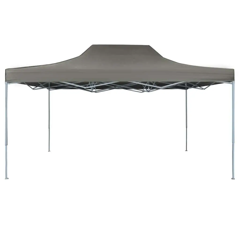 Pop-Up Tent Foldable 3x4.5m Outdoor Canopy Gazebo Anthracite