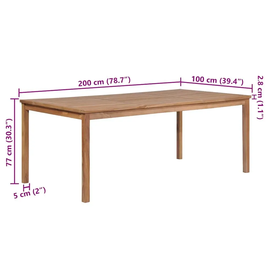 Teak Dining Table for Gatherings