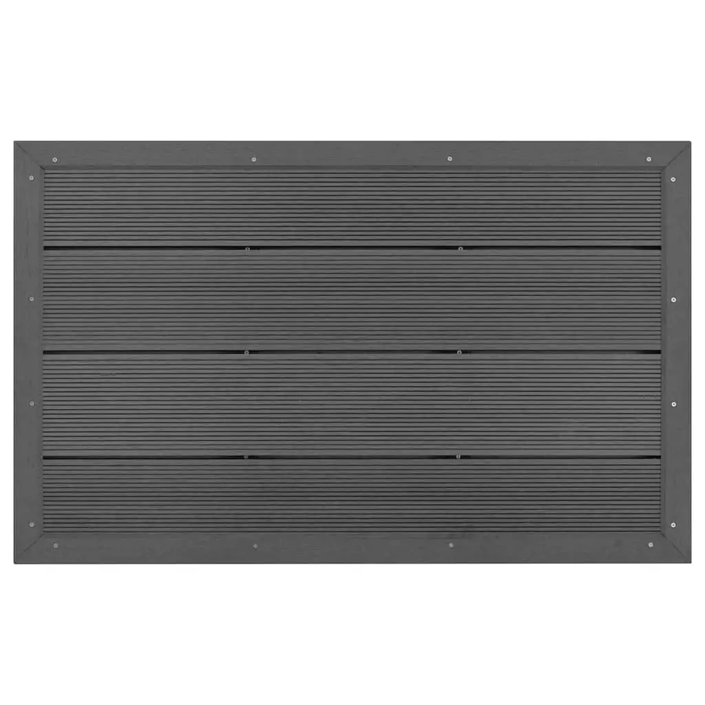 WPC Floor Element Non-slip Grey Outdoor Board for Pool Ladder Base and Solar Shower