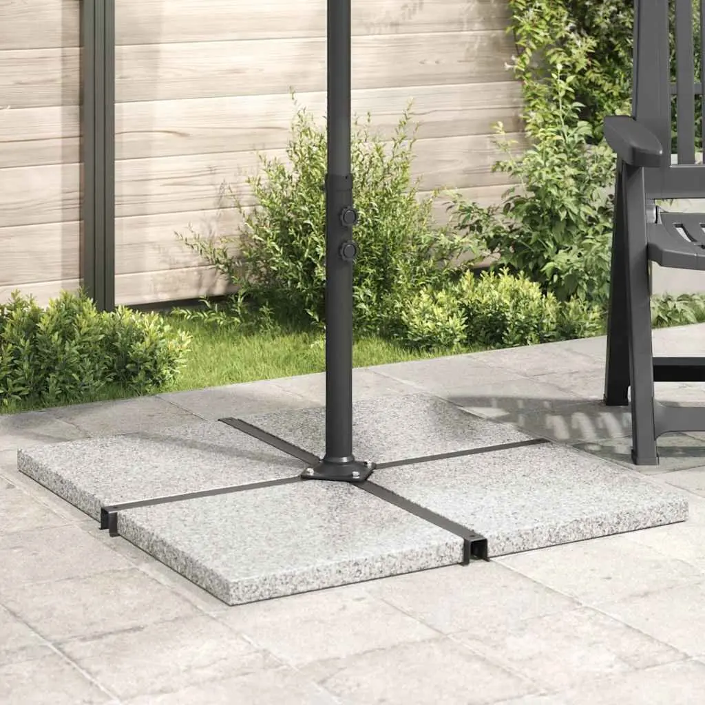 Umbrella Weight Plate Square Grey 25 kg Outdoor Parasol Base Stabilizer