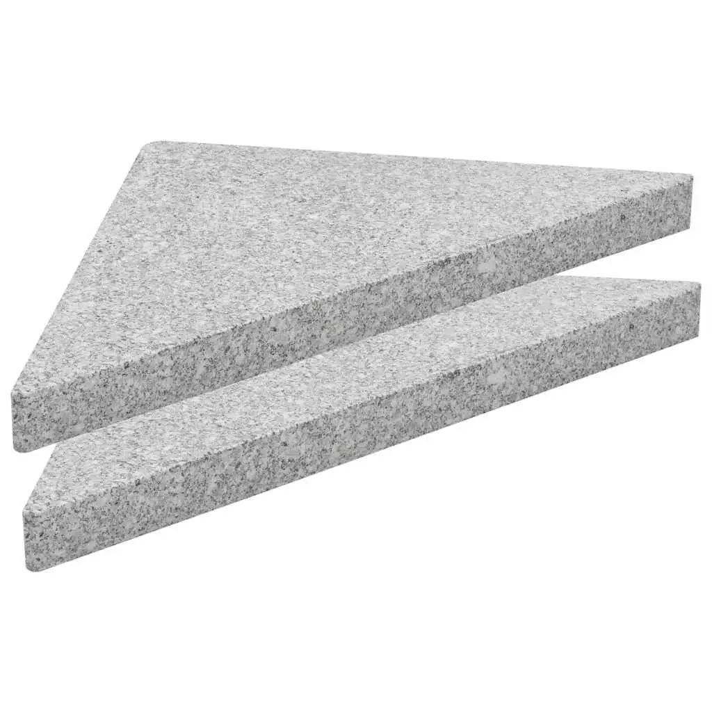 Umbrella Weight Plate Triangular Grey Granite Base