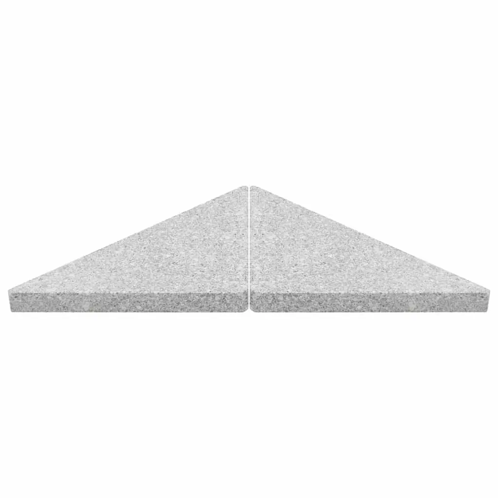 Umbrella Weight Plate Triangular Grey Granite Base