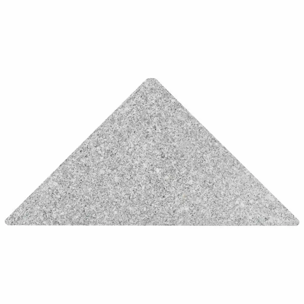 Umbrella Weight Plate Triangular Grey Granite Base