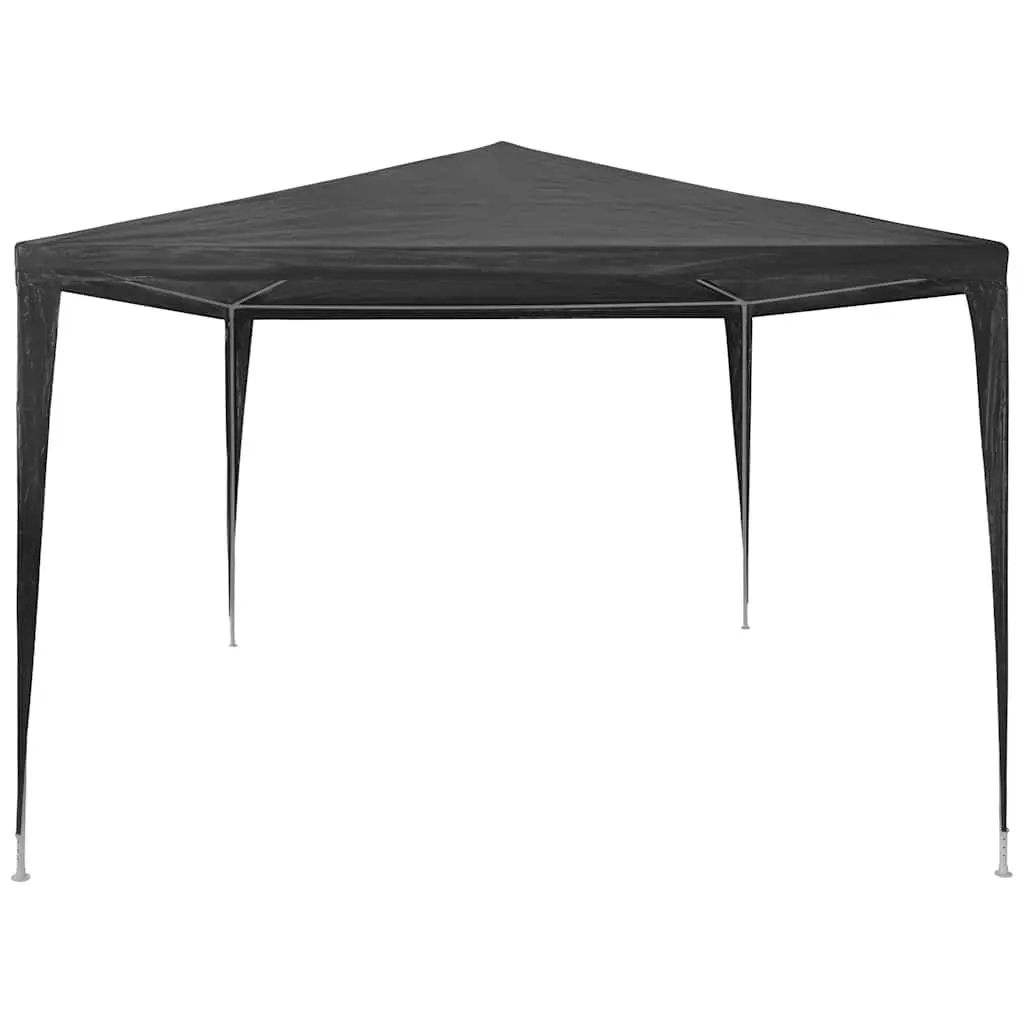 Outdoor Canopy Tent Anthracite 3x4 m Durable Water Resistant Easy Assembly Garden Shelter