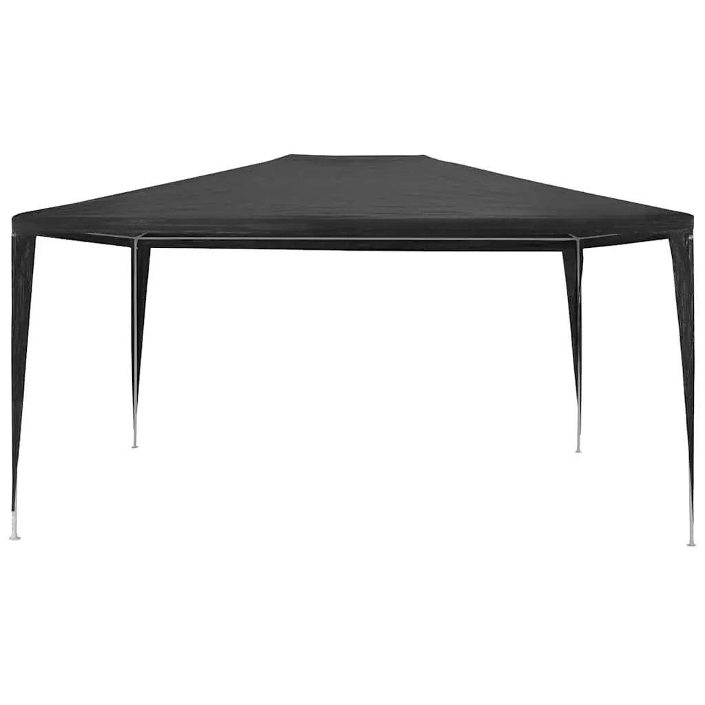 Outdoor Canopy Tent Anthracite 3x4 m Durable Water Resistant Easy Assembly Garden Shelter