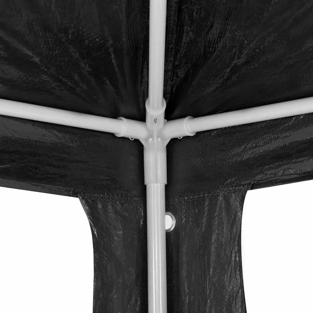 Outdoor Canopy Tent Anthracite 3x4 m Durable Water Resistant Easy Assembly Garden Shelter