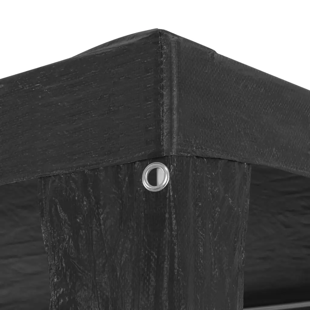 Outdoor Party Tent Canopy Anthracite PE Material 3x9m Garden Shelter