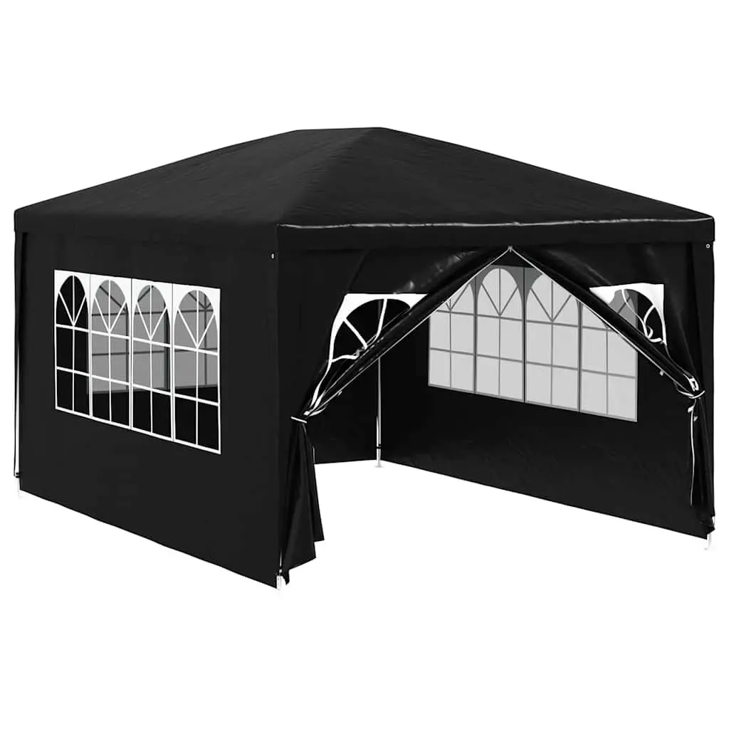 Party Tent 3x4 m Outdoor Canopy Marquee Garden Gazebo with Side Panels Door