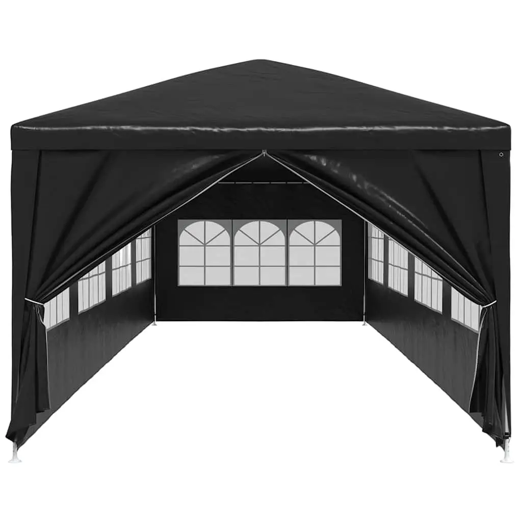 Party Tent UV- and Water-Resistant 3x12 m Outdoor Marquee Garden Canopy with Side Panels and Doors