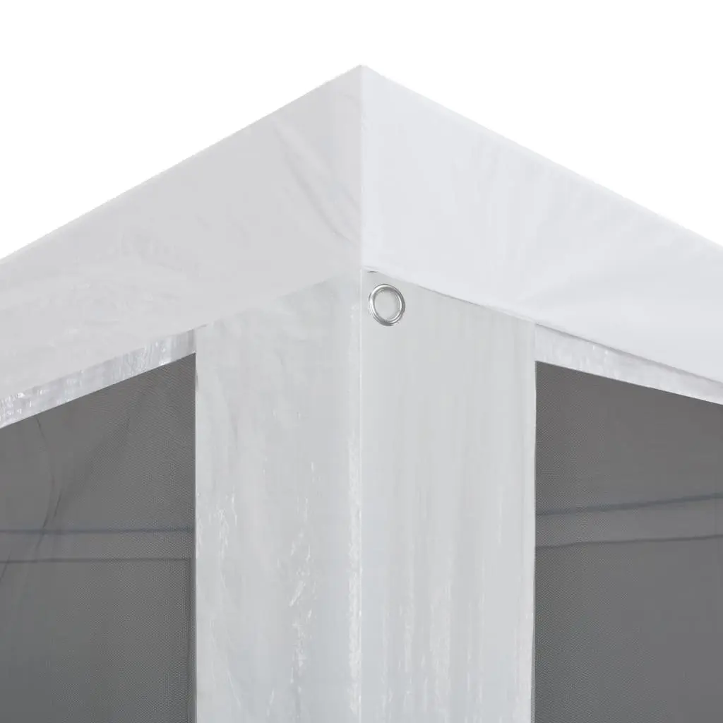 Party Tent Mesh Sidewalls 4x3m White Outdoor Gazebo Insect Protection