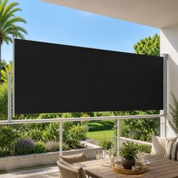 Your Outdoor Solution: Retractable Side Awning 140 x 300 cm