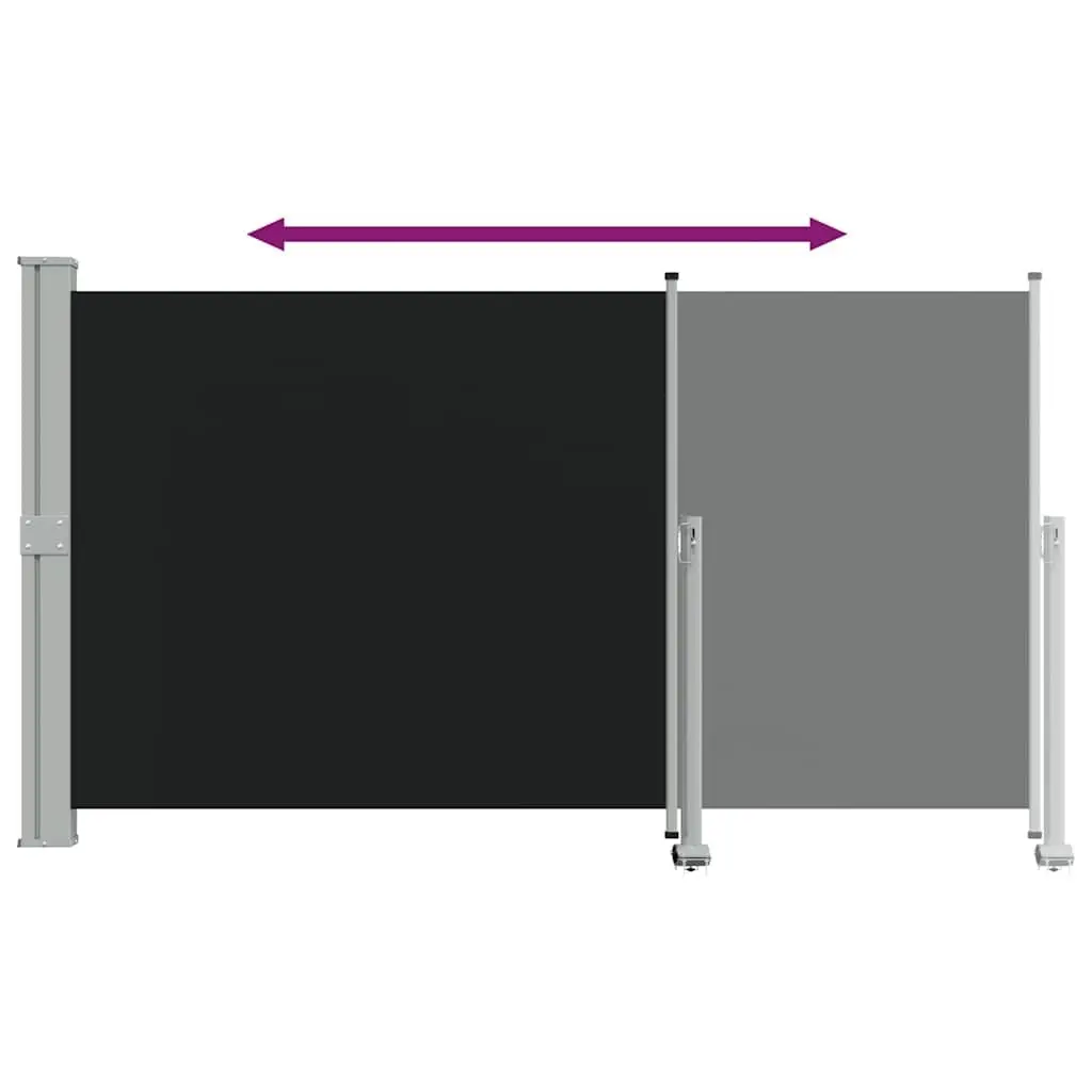 Retractable Side Awning 140 x 300 cm Patio Balcony Privacy Screen Outdoor Shade