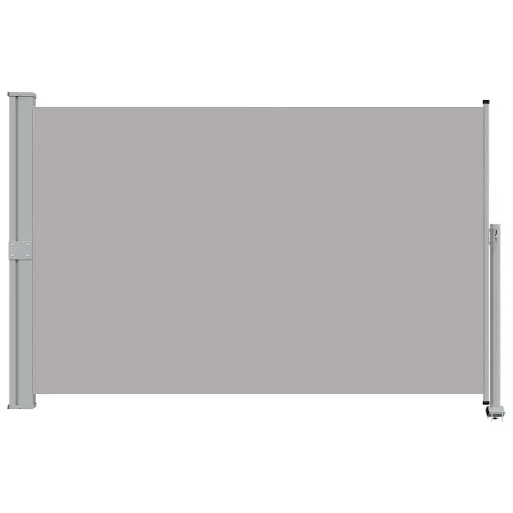 Patio Retractable Side Awning Grey 160 x 300 cm Outdoor Privacy Screen Shade