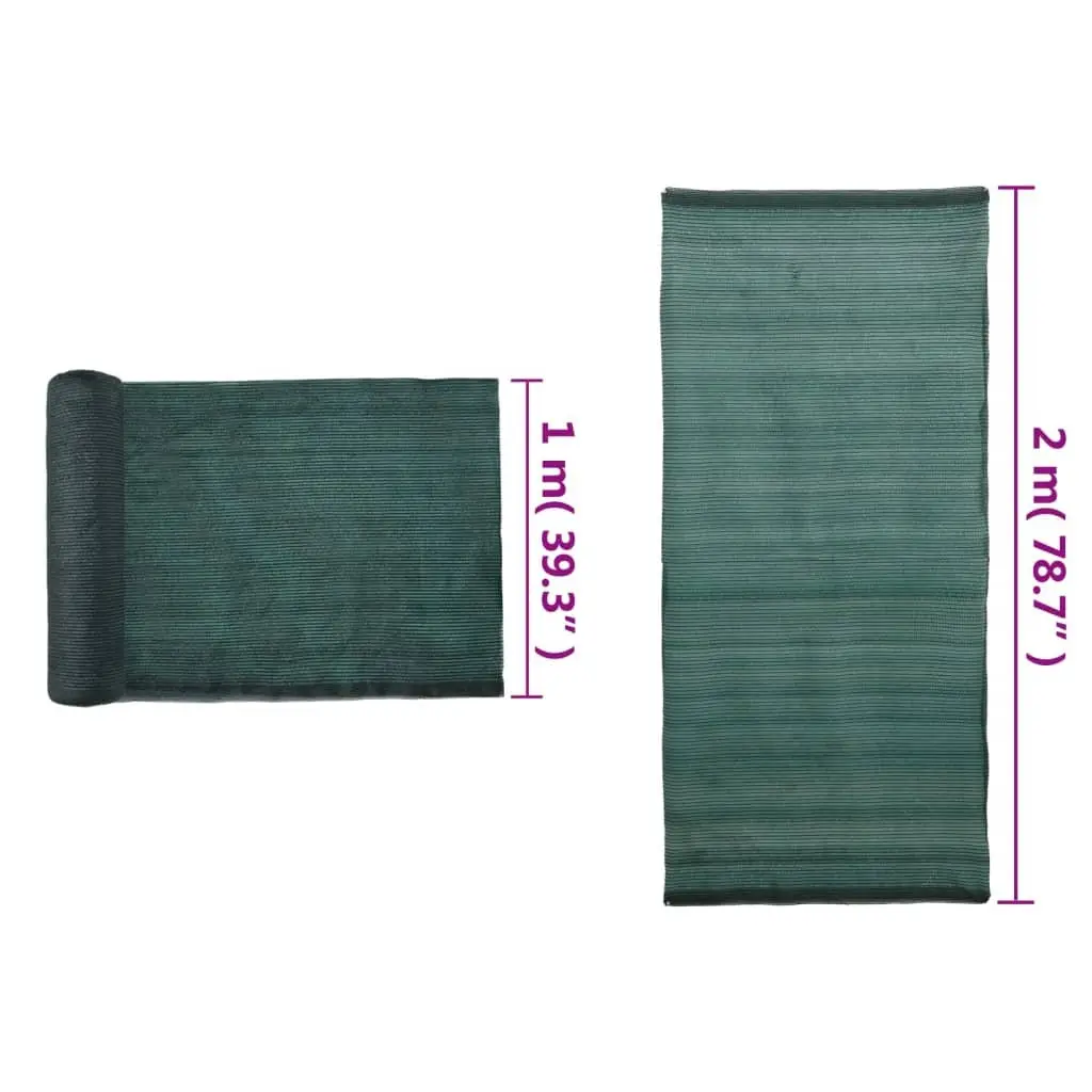 Garden Privacy Screen HDPE Green 2x25m Outdoor Shade Windbreak Balcony