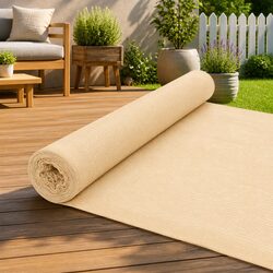 Your Outdoor Shade Solution: Beige Privacy Net 1.5m x 25m