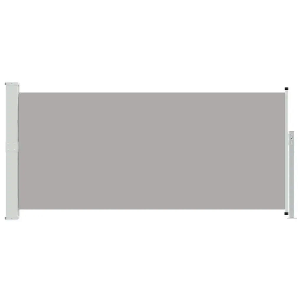 Retractable Side Awning Automatic Roll-back 140 x 300 cm Grey