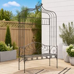 Your New Favorite 122cm Antique Brown Garden Bench