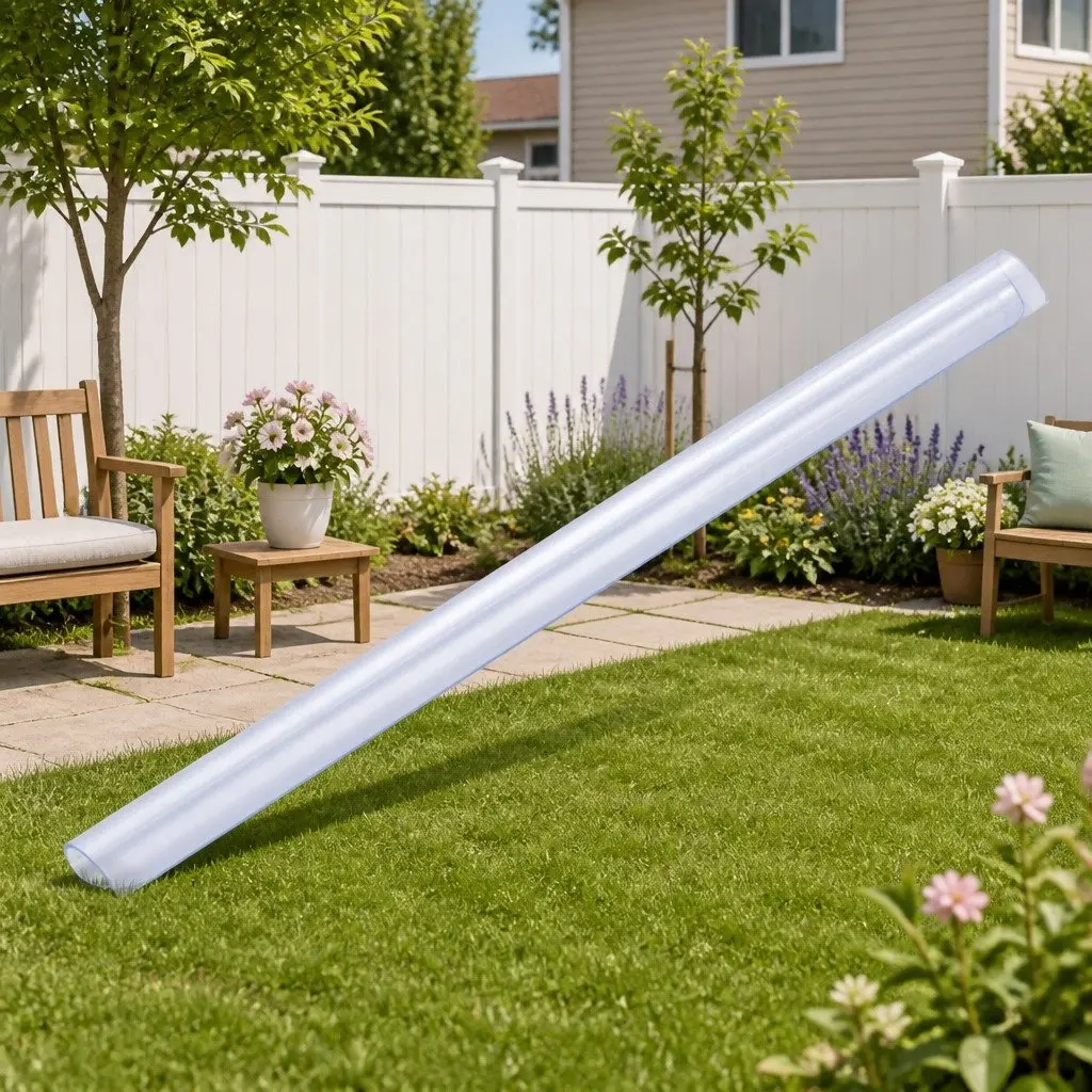 Fence Strip Clips PVC Transparent Weather and UV Resistant 100 Piece