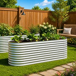 Create Your Garden Oasis with a Galvanised Steel Bed