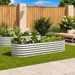 Your Ideal Raised Garden Bed 240x80x44 cm for Outdoor Plants