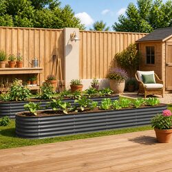 Create Your Garden with a Galvanised Steel Raised Bed