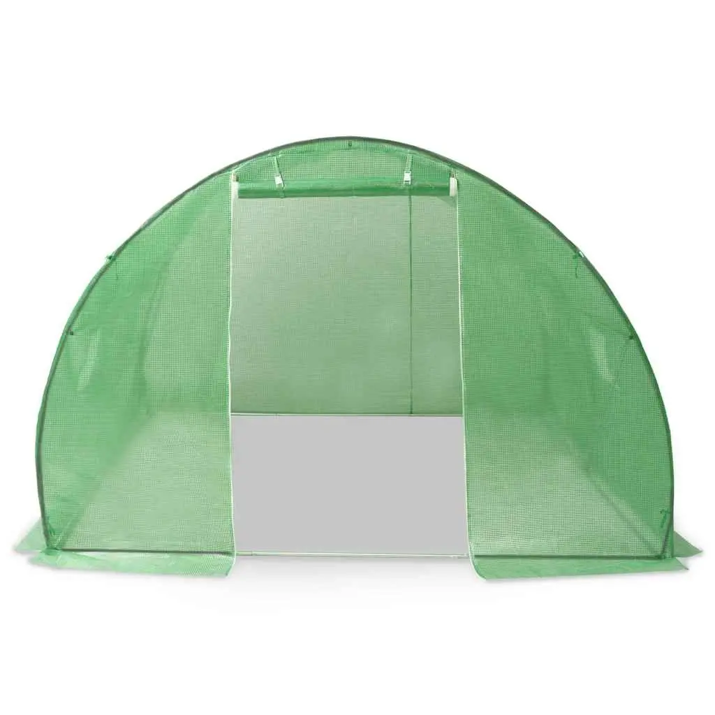 Greenhouse 9m² Galvanised Steel Frame 300x300x200cm Durable PE Mesh Garden Plant House