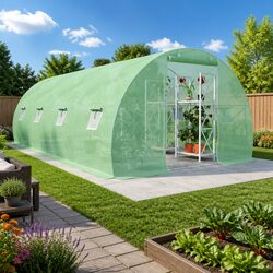 Welcome to Your New 18 m² Greenhouse for Plant Care