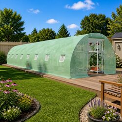 Your Ideal Greenhouse: 36 m² with Galvanised Frame