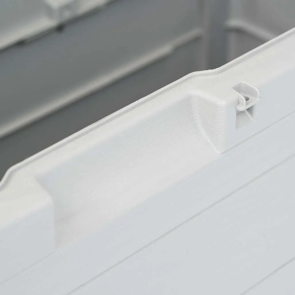 Garden Storage Box Weatherproof 280L Grey Plastic