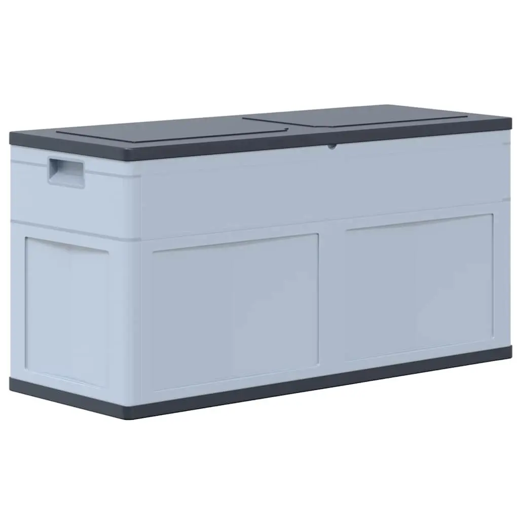 Garden Storage Box Weatherproof 320L Plastic Organizer Grey