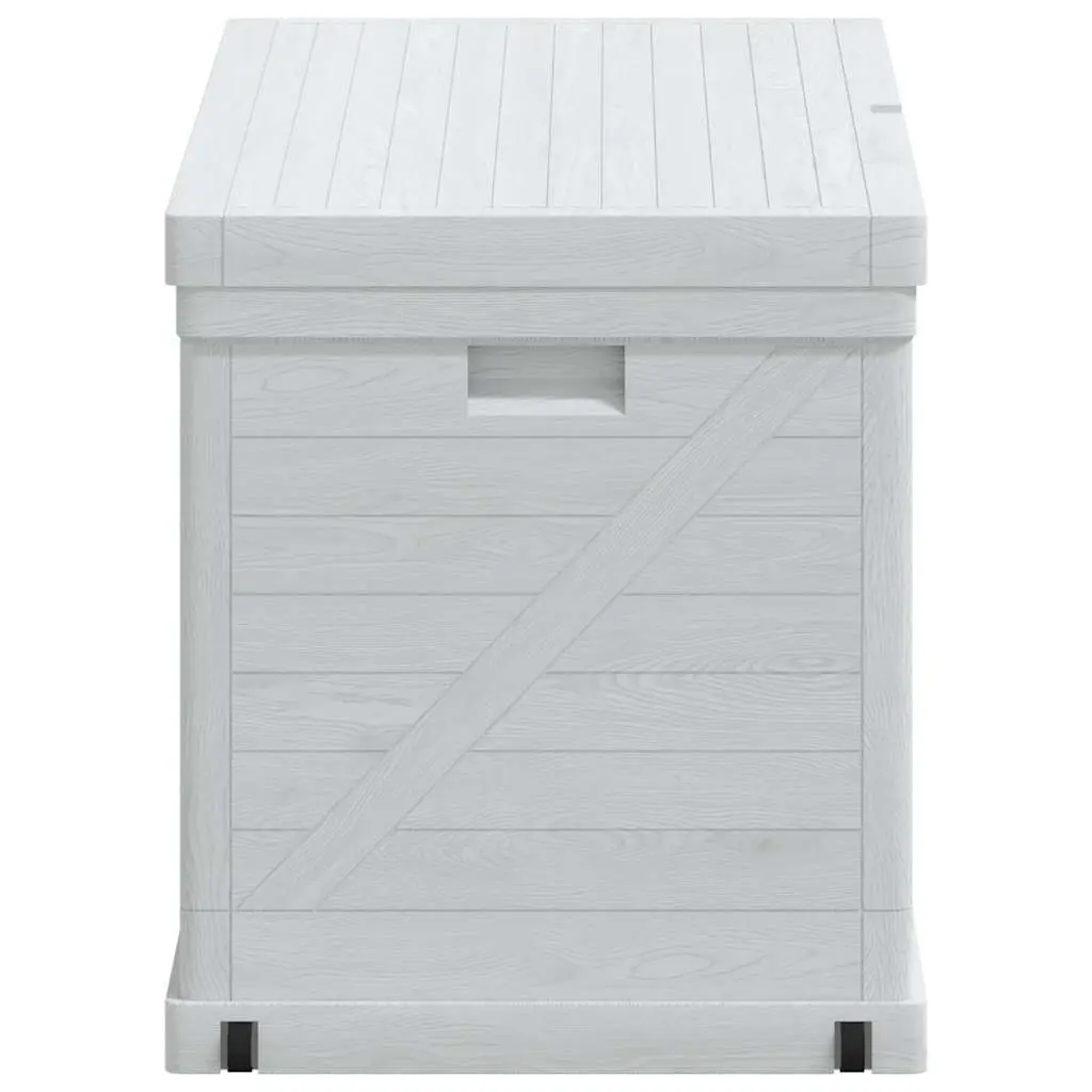Garden Storage Box 420L Outdoor Indoor Weather Resistant Plastic Grey Container