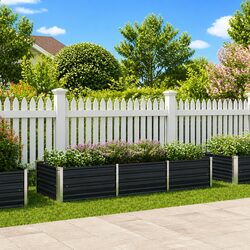 Your Perfect Anthracite Raised Garden Bed at 240x80x45cm