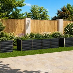 Friendly Anthracite Garden Bed for Your Planting Needs